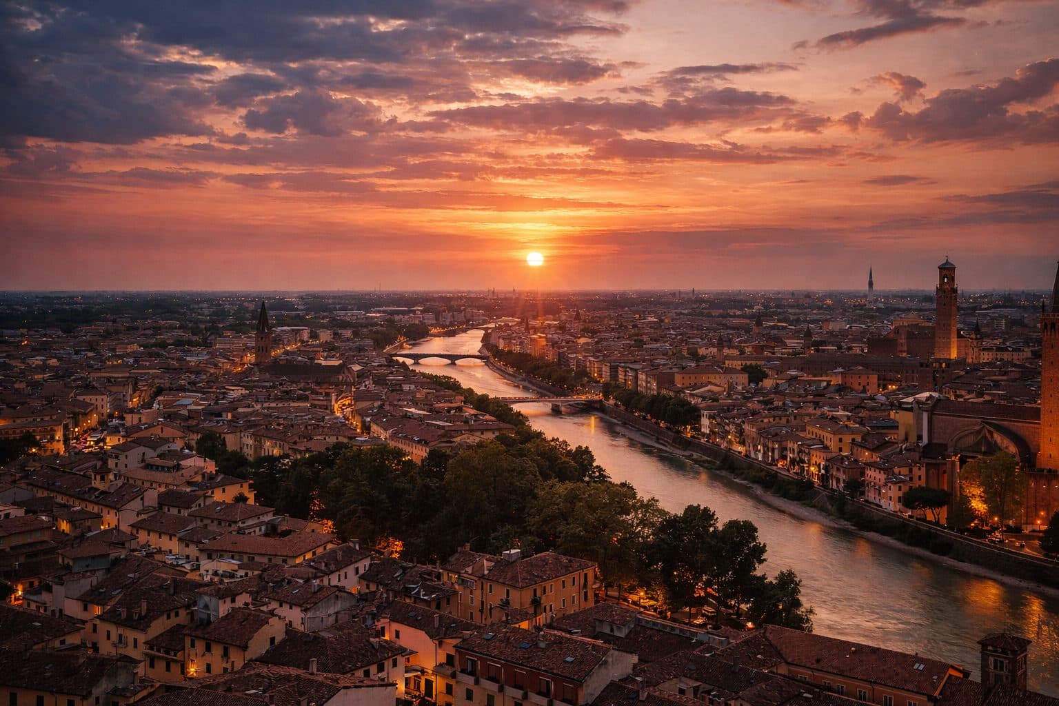 Panorama al Tramonto